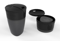 Кружка складная Pack-up-Cup, цвет: черный