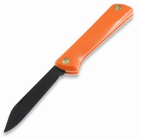 Складной нож EKA Swede 38, carbon, orange, углеродистая сталь