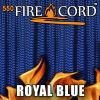 Live Fire Gear 550 FireCord Royal Blue 7.5/30.5 м