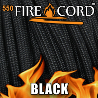 Live Fire Gear 550 FireCord Black 7.5/30.5 м