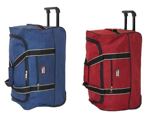Спортивная сумка Alezar Carry-On Roller 11 Red/Blue 2 колеса