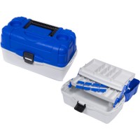 Ящик рыболовный пластиковый Salmo с двумя полками 012