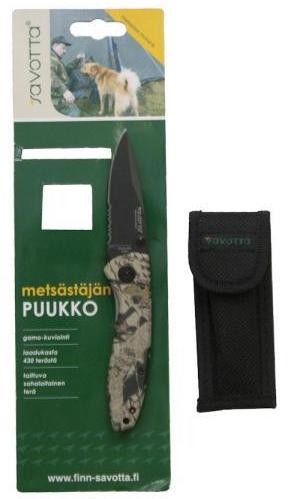 Нож охотничий, складной Savotta Hunter*s Knife camo