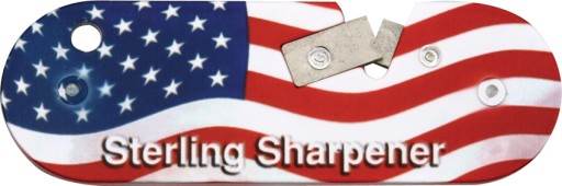 Карманная точилка для ножа Sterling Compact Knife Sharpener, флаг США