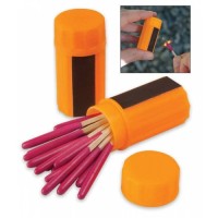 Штормовые спички в пластиковом контейнере