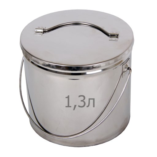 Котелок из нержавеющей стали 1.3, 2, 3 литра