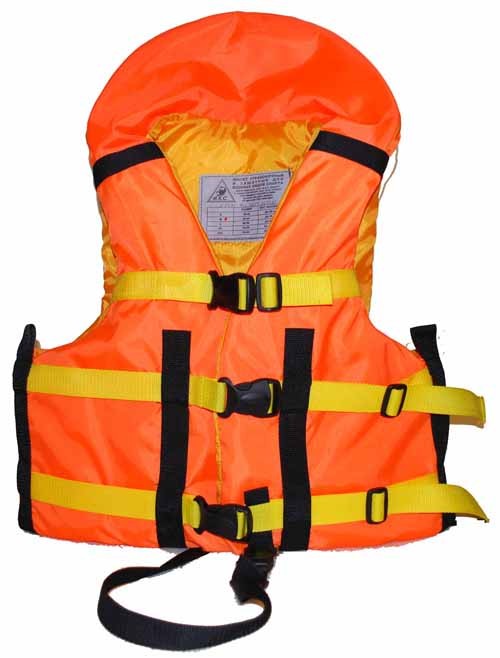 Страховочный жилет SM с подголовником, оранжевый