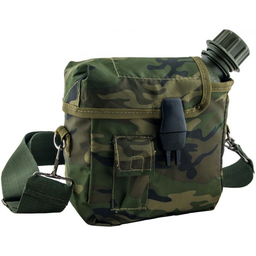 Фляжка №2 армейская в чехле Helios