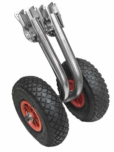 Транцевые колеса на лодки с брызговиками на транце или РИБов