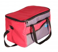 Сумка изотермическая Inturistic 22,5 литра, красная, серая