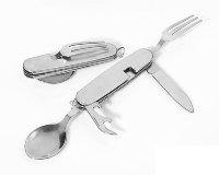 Набор туристический (вилка, ложка, нож, открывалка)