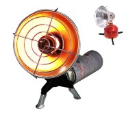 Обогреватель портативный газовый с возможностью работы от двух типов баллонов цанговых и резьбовых