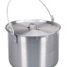 Котелок походный алюминиевый с крышкой 4.8 литра