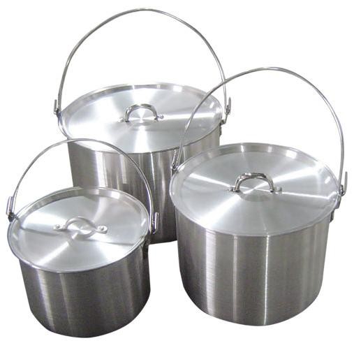 Котелок походный алюминиевый с крышкой 4.8 литра