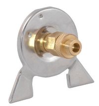 Переходник для подключения клапана резьбового типа к баллонам с клапаном нажимного типа