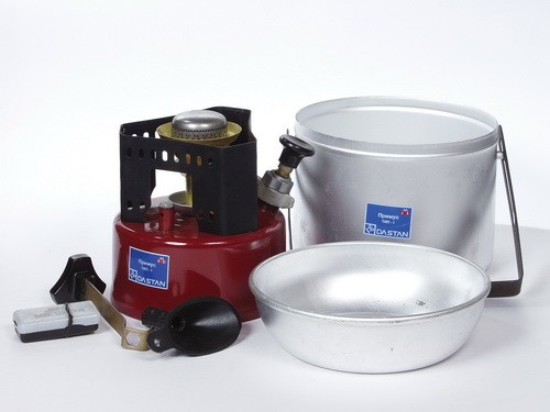 Примус бензиновый туристический в алюминиевой упаковке Дастан