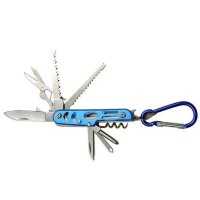Мультитул СЛЕДОПЫТ с карабином, 12 предметов