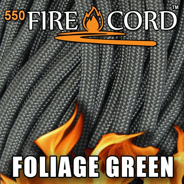 Live Fire Gear 550 FireCord Foliage Green 7.5/30.5 м