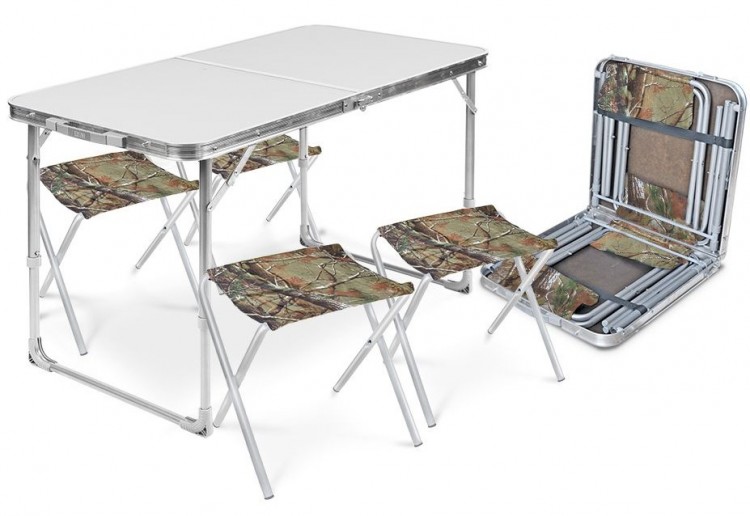 Комплект мебели складной, стол + 4 стула ССТ-К2