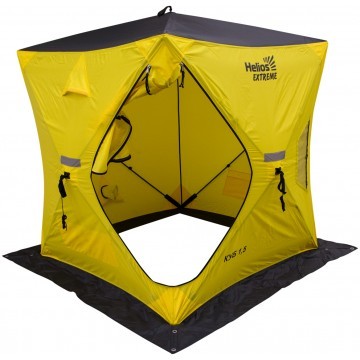 Палатка зимняя Куб EXTREME 1,5 х 1,5 Helios V2.0 (широкий вход)