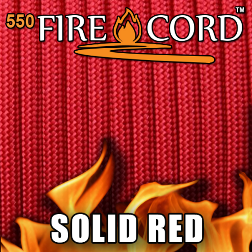 Live Fire Gear 550 FireCord Red 7.5/30.5 м