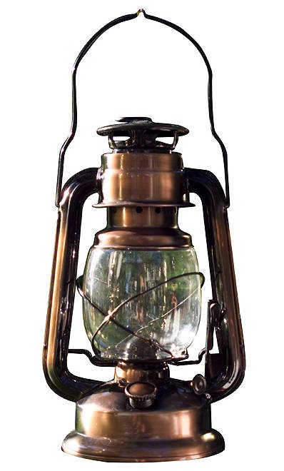 Керосиновая лампа, высота 38 см, диаметр 20 см